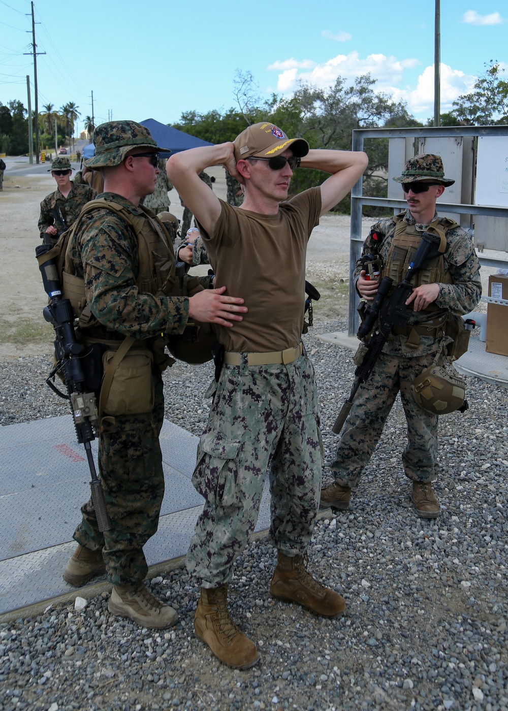 U.S. Marines Train For Security Operations