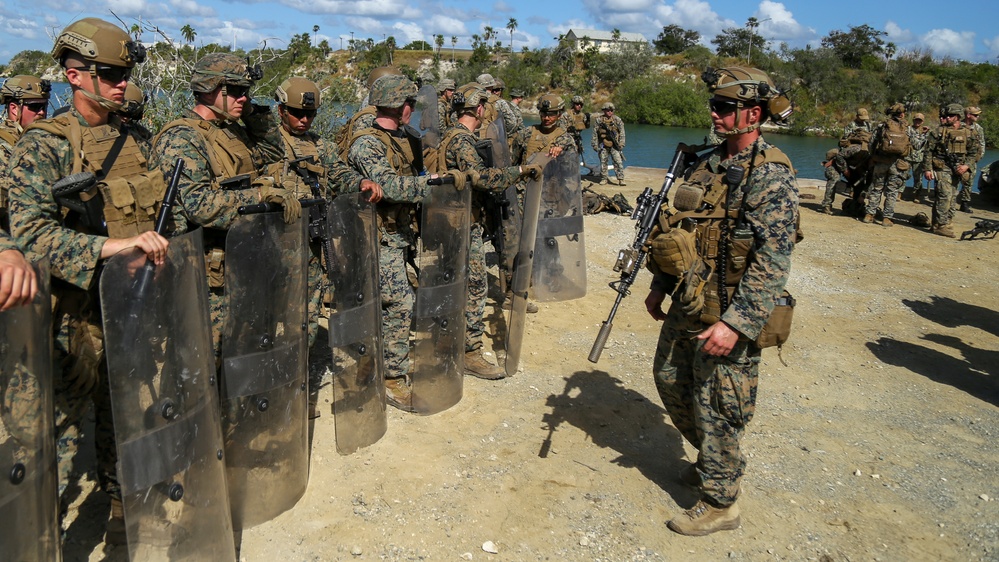 U.S. Marines Train For Security Operations