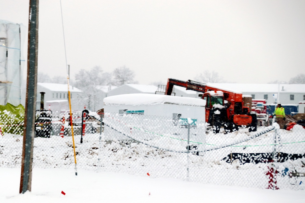 December 2022 construction operations of $11.96 million transient training brigade headquarters at Fort McCoy