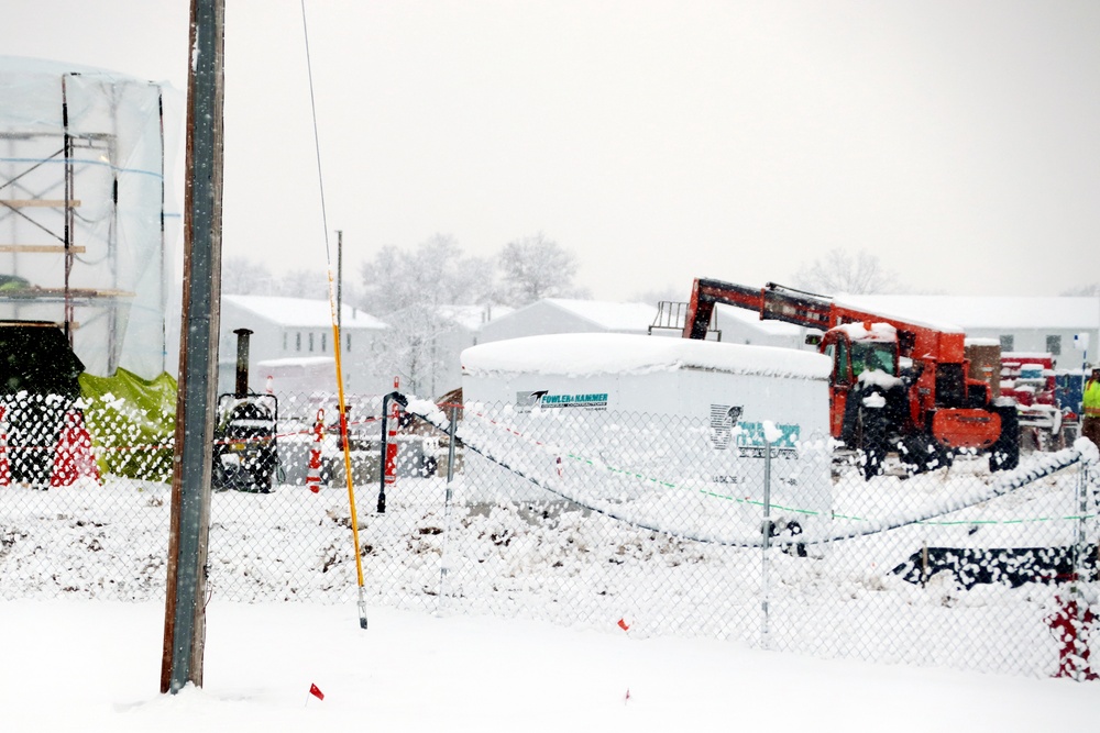 December 2022 construction operations of $11.96 million transient training brigade headquarters at Fort McCoy