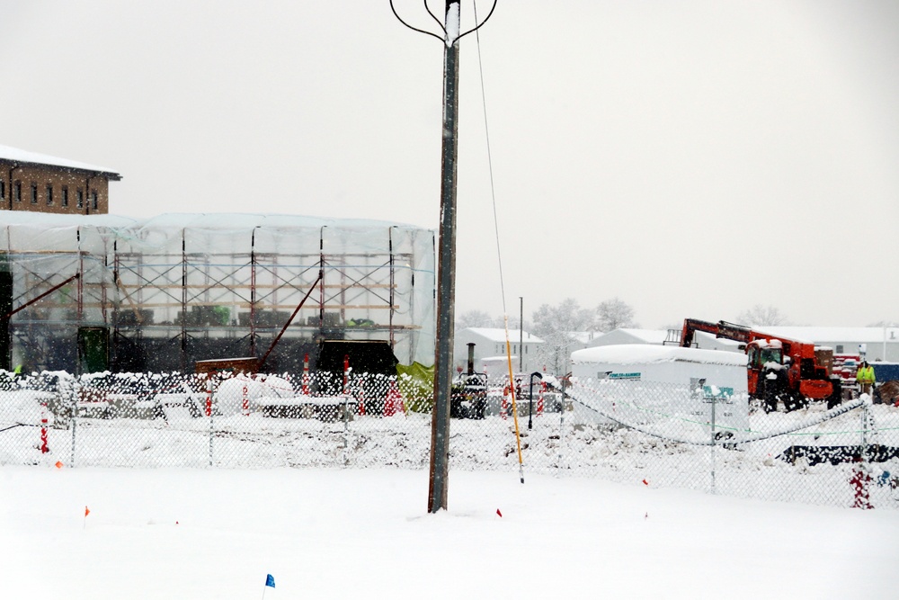 December 2022 construction operations of $11.96 million transient training brigade headquarters at Fort McCoy