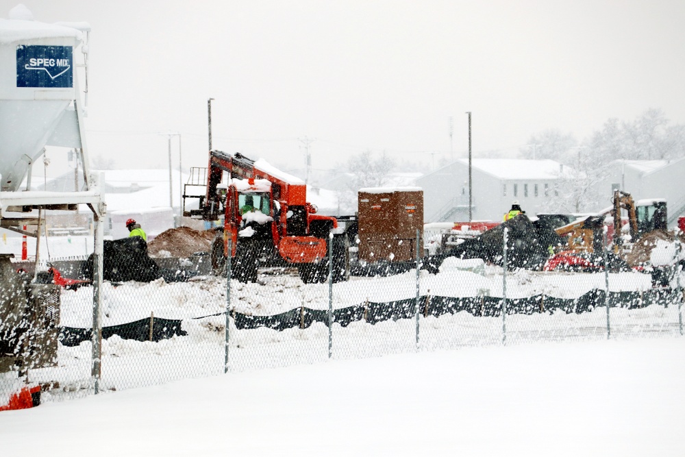 December 2022 construction operations of $11.96 million transient training brigade headquarters at Fort McCoy