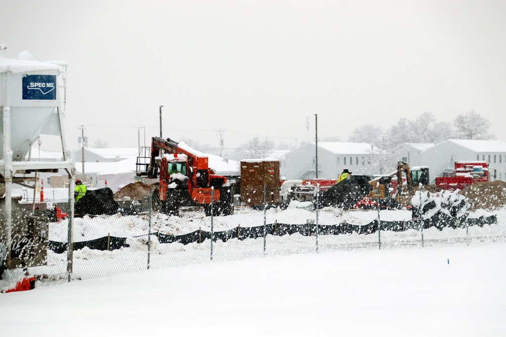 December 2022 construction operations of $11.96 million transient training brigade headquarters at Fort McCoy