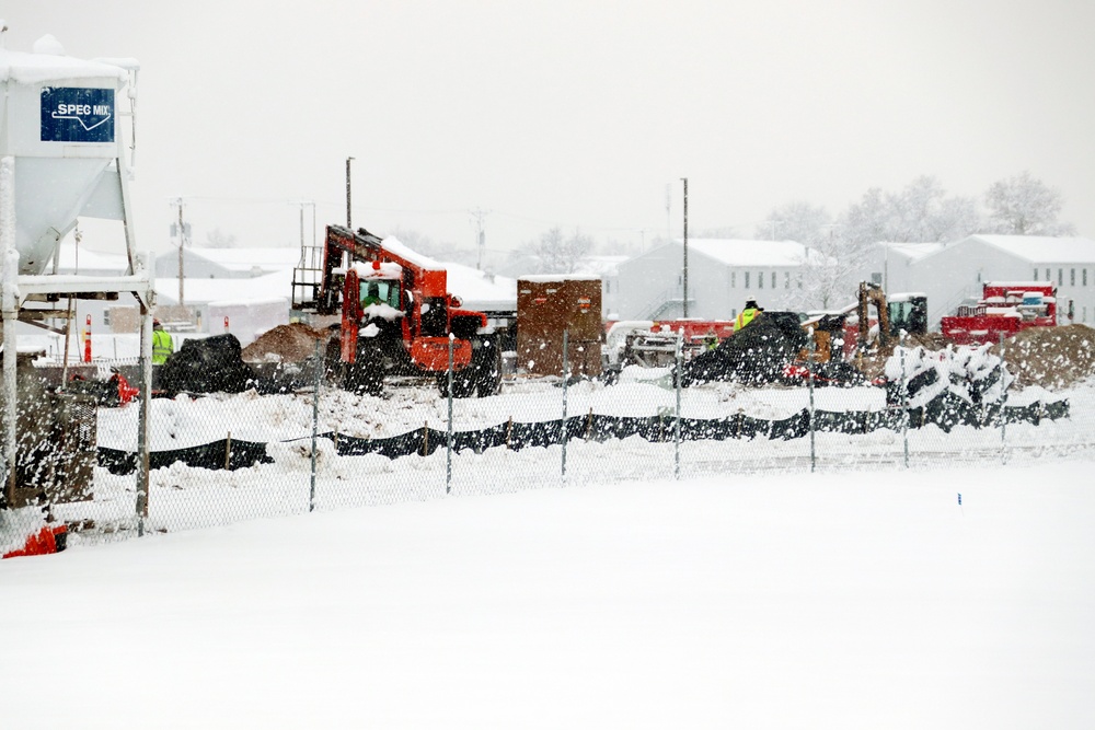 December 2022 construction operations of $11.96 million transient training brigade headquarters at Fort McCoy