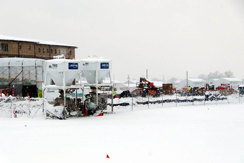 December 2022 construction operations of $11.96 million transient training brigade headquarters at Fort McCoy