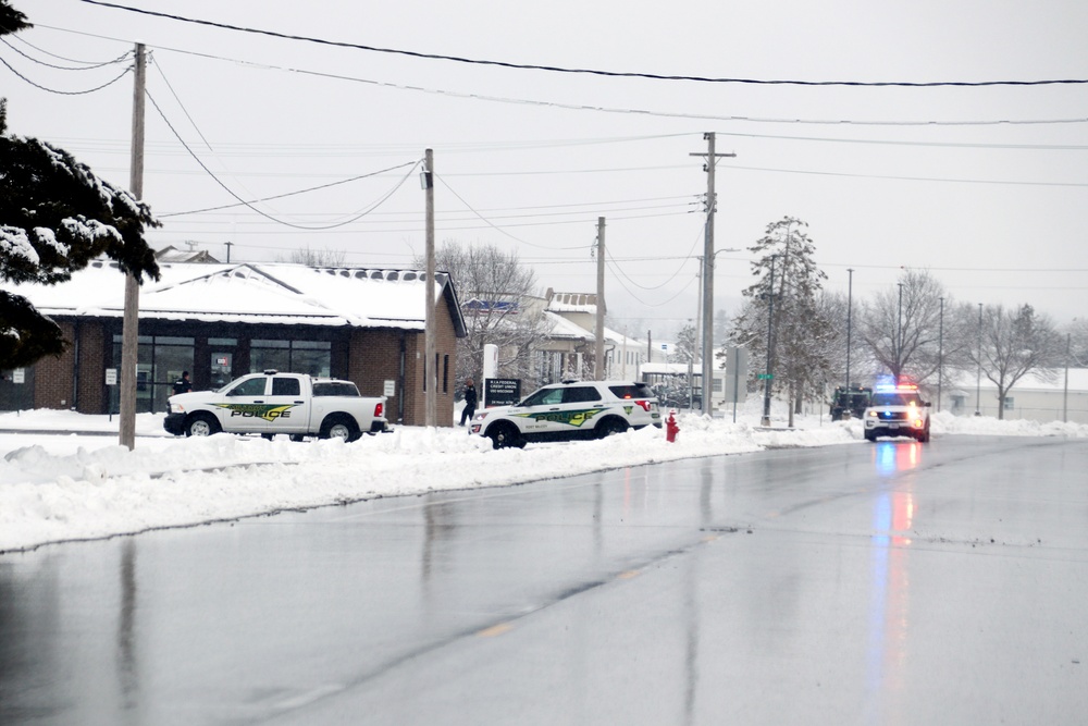 Fort McCoy Police practice response to alarm