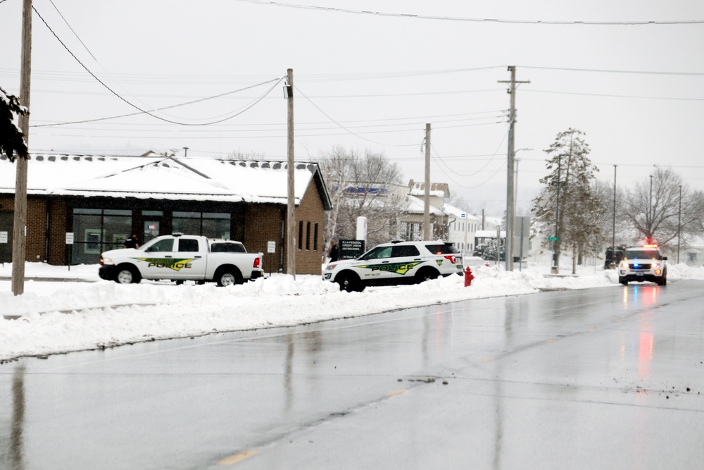 Fort McCoy Police practice response to alarm