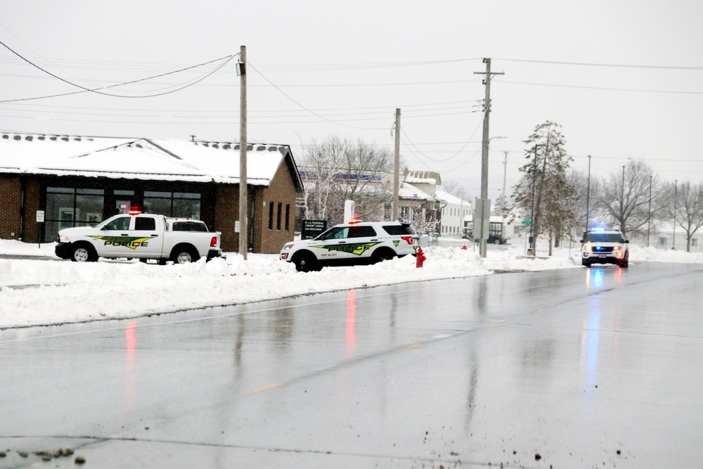 Fort McCoy Police practice response to alarm