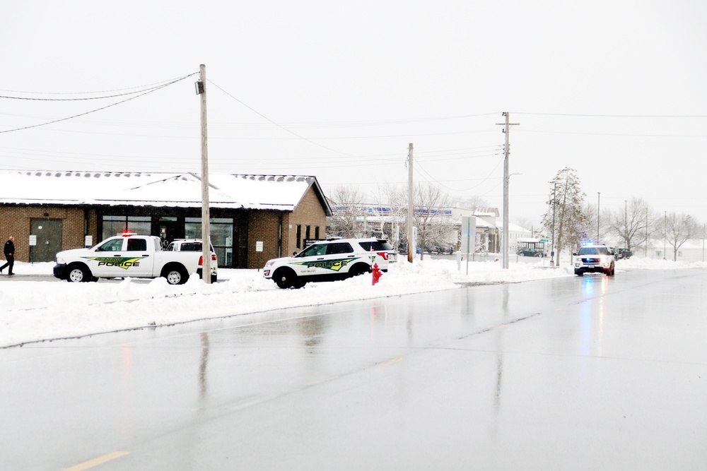 Fort McCoy Police practice response to alarm