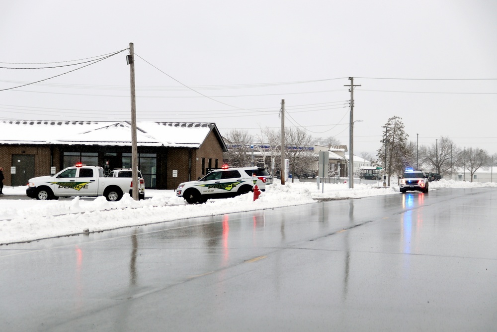 Fort McCoy Police practice response to alarm