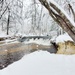 December 2022 Snow Scenes at Trout Falls at Fort McCoy's Pine View Recreation Area