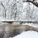 December 2022 Snow Scenes at Trout Falls at Fort McCoy's Pine View Recreation Area