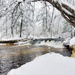 December 2022 Snow Scenes at Trout Falls at Fort McCoy's Pine View Recreation Area