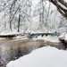 December 2022 Snow Scenes at Trout Falls at Fort McCoy's Pine View Recreation Area