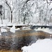 December 2022 Snow Scenes at Trout Falls at Fort McCoy's Pine View Recreation Area