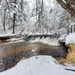December 2022 Snow Scenes at Trout Falls at Fort McCoy's Pine View Recreation Area