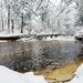 December 2022 Snow Scenes at Trout Falls at Fort McCoy's Pine View Recreation Area