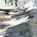 December 2022 Snow Scenes at Trout Falls at Fort McCoy's Pine View Recreation Area