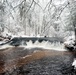 December 2022 Snow Scenes at Trout Falls at Fort McCoy's Pine View Recreation Area