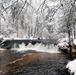 December 2022 Snow Scenes at Trout Falls at Fort McCoy's Pine View Recreation Area