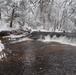 December 2022 Snow Scenes at Trout Falls at Fort McCoy's Pine View Recreation Area