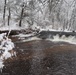 December 2022 Snow Scenes at Trout Falls at Fort McCoy's Pine View Recreation Area