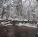 December 2022 Snow Scenes at Trout Falls at Fort McCoy's Pine View Recreation Area