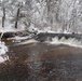 December 2022 Snow Scenes at Trout Falls at Fort McCoy's Pine View Recreation Area