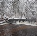 December 2022 Snow Scenes at Trout Falls at Fort McCoy's Pine View Recreation Area