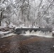 December 2022 Snow Scenes at Trout Falls at Fort McCoy's Pine View Recreation Area