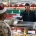 Christmas Meal Zone 6 Dining Facility Camp Arifjan in Kuwait