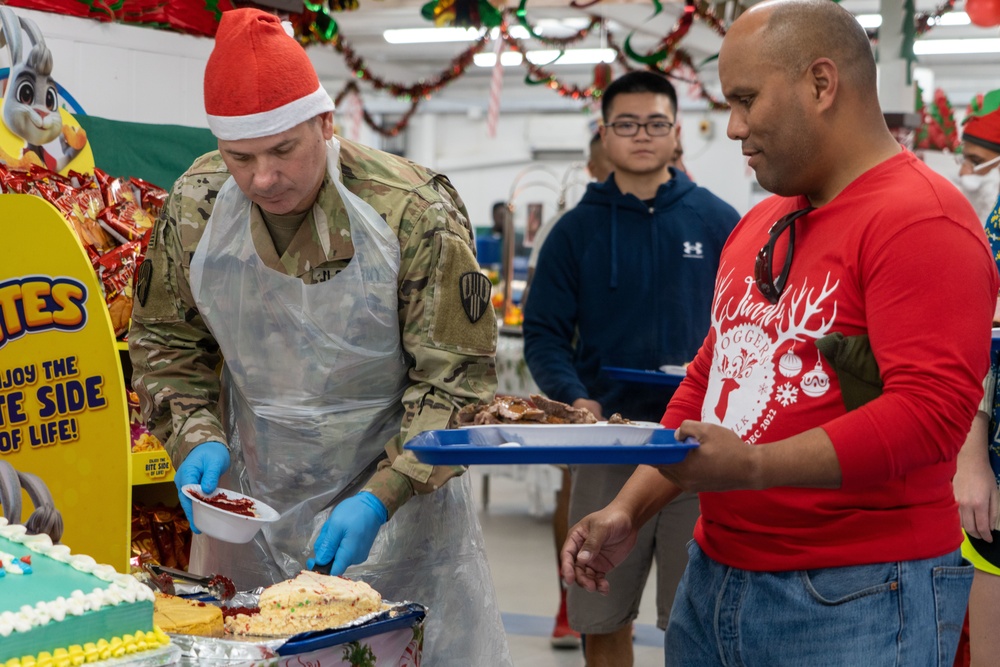 Christmas Meal Zone 6 Dining Facility Camp Arifjan in Kuwait