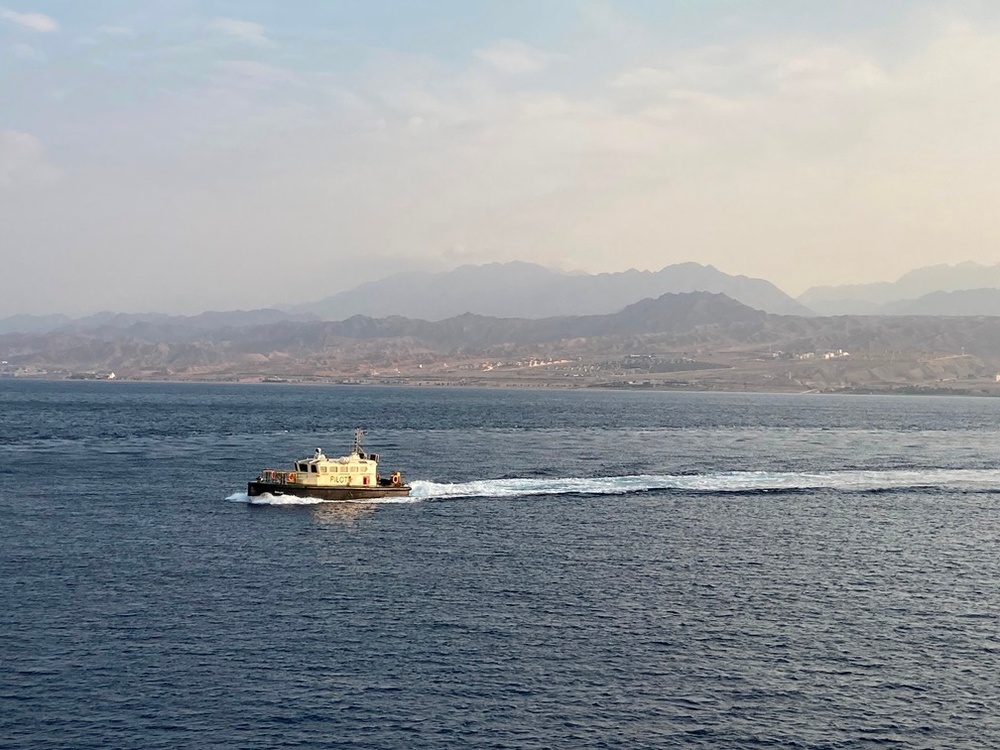 USS Truxtun visits Aqaba, Jordan