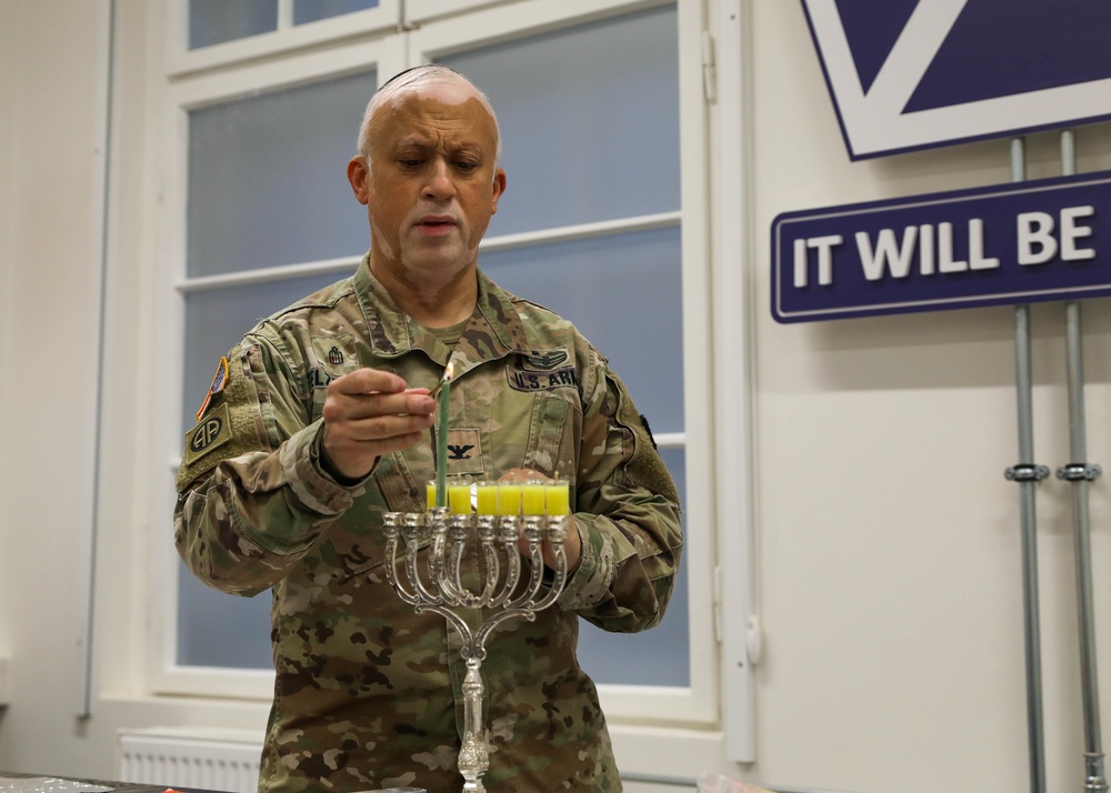 Camp Kosciuszko Hanukkah Lighting Ceremony