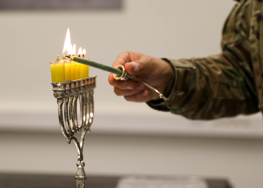 Camp Kosciuszko Hanukkah Lighting Ceremony