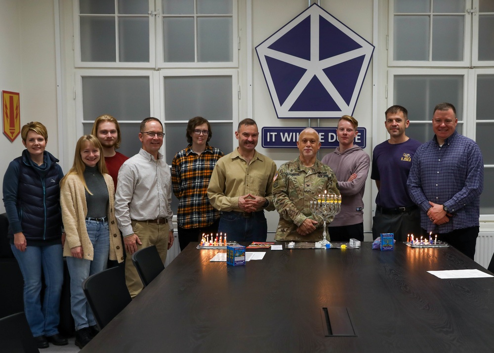 Camp Kosciuszko Hanukkah Lighting Ceremony