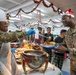 Christmas Meal Zone 6 Dining Facility Camp Arifjan in Kuwait