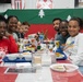 Christmas Meal Zone 6 Dining Facility Camp Arifjan in Kuwait