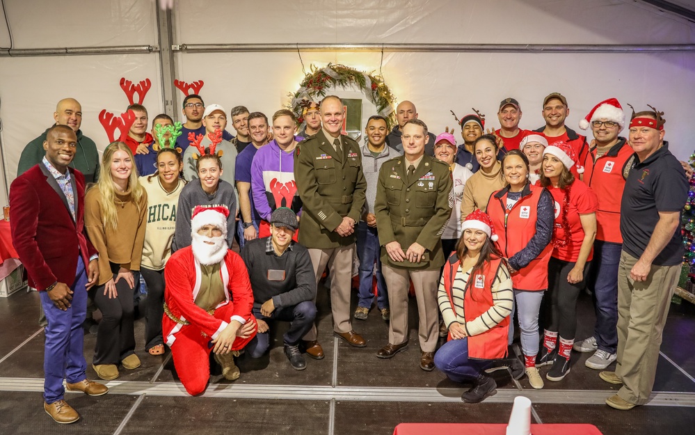 Santa Claus Brings Christmas Cheer to 1st Infantry Division