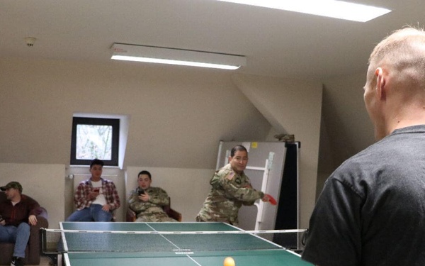 Road Runners battle for the company table tennis leaders title