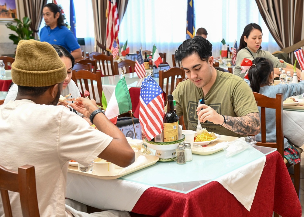 NAS Sigonella Galley celebrates Christmas