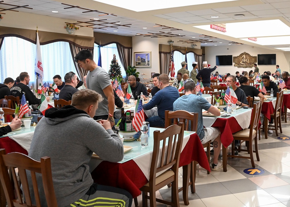 NAS Sigonella Galley celebrates Christmas