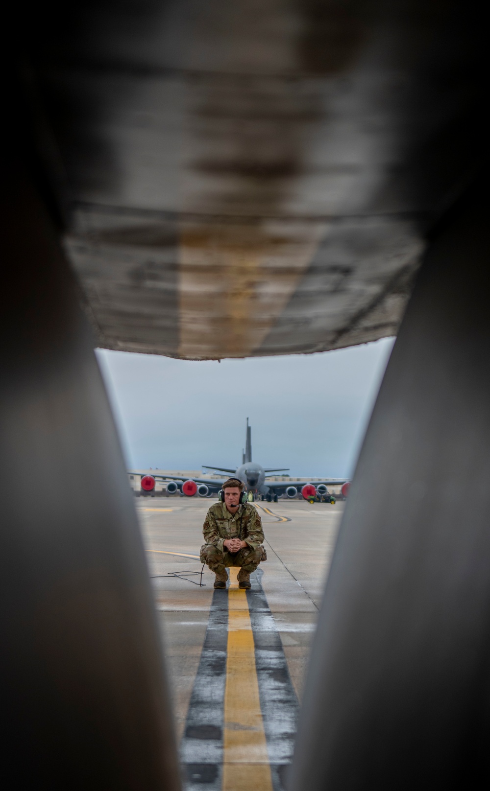 Crew chiefs charge the storm