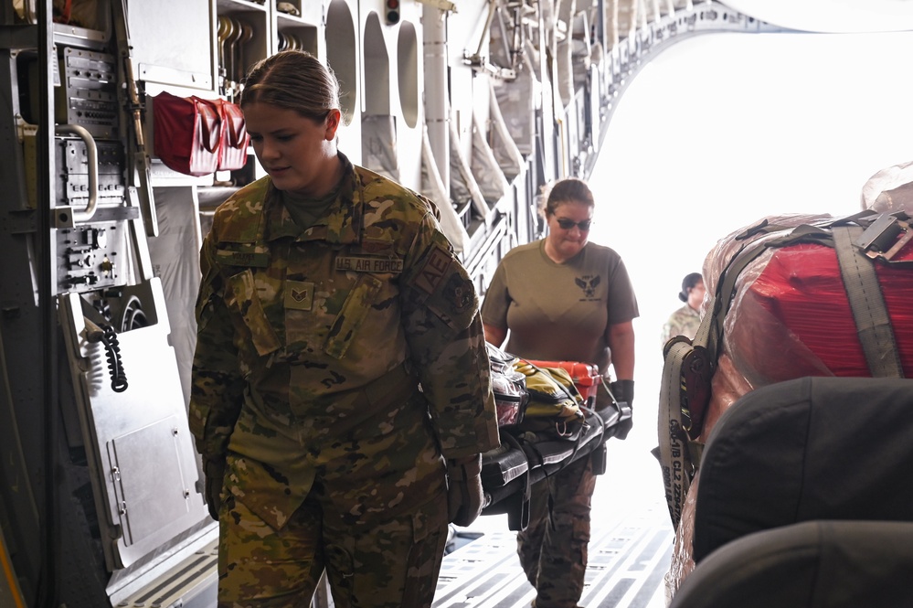 8th EAS female crew provide airlift, aeromedical evacuation support in CENTCOM AOR