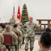 377th TSC command team visits 143d ESC deploying soldiers