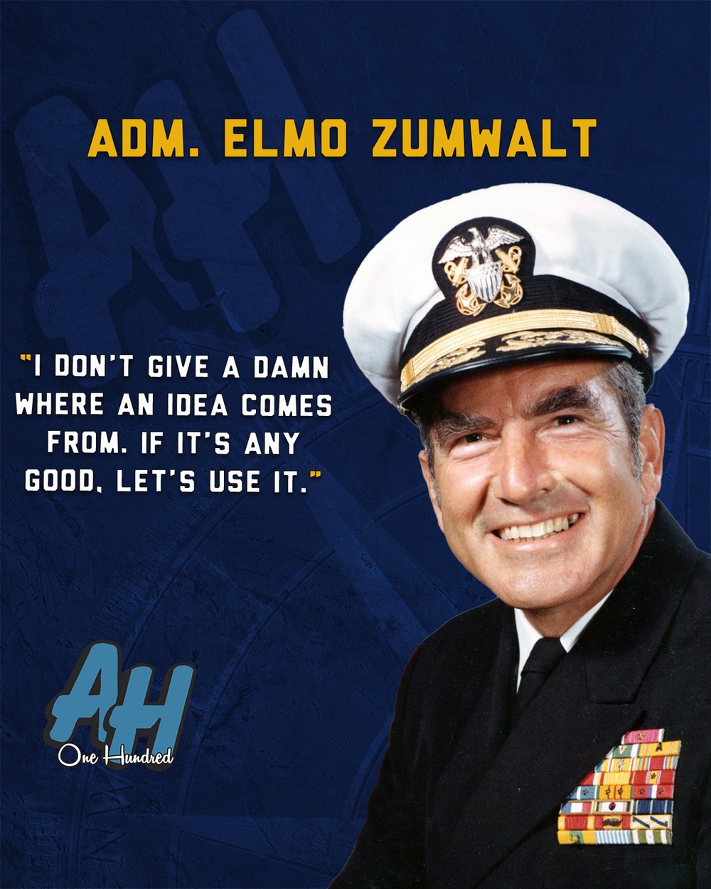 Dvids Images Wednesday Wisdom Adm Elmo Zumwalt Image 1 Of 3