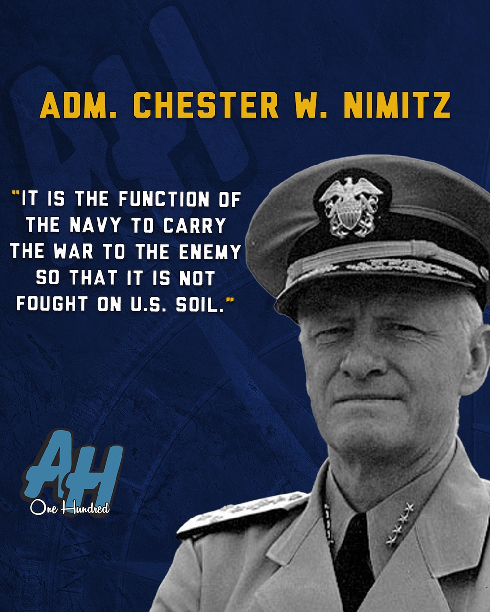 Wednesday Wisdom Adm. Chester Nimitz