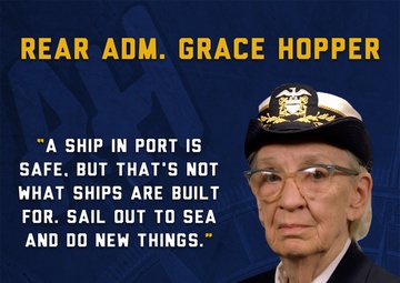 Wednesday Wisdom Rear Adm. Grace Hopper