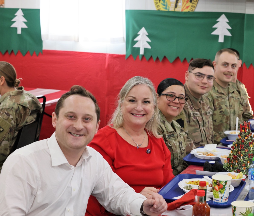 Congressional Delegation visits Camp Arifjan for Christmas, December, 2022