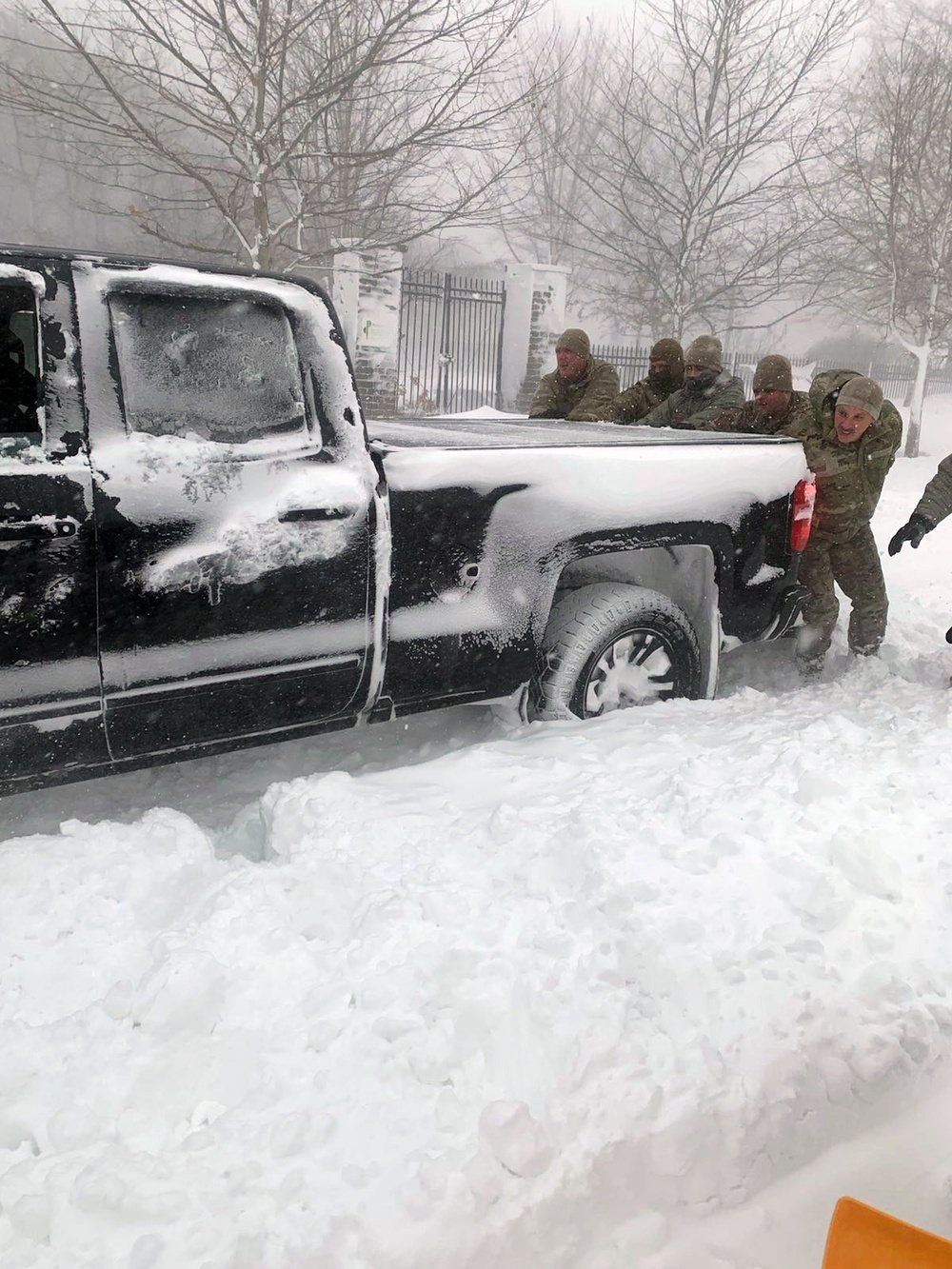 New York National Guard responds to Christmas Snow Storm